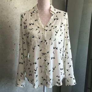 Express bird Blouse NWT